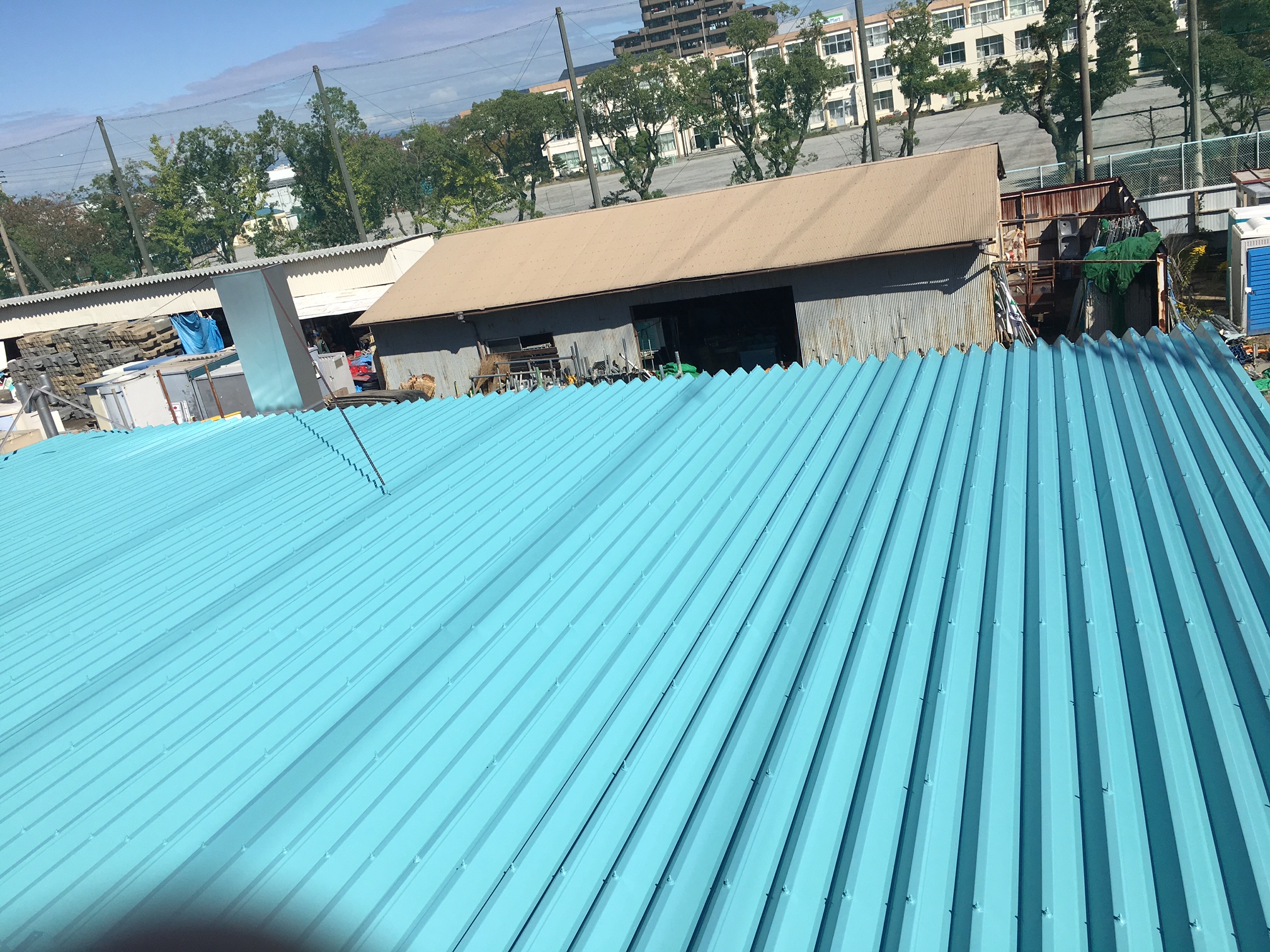 工場屋根塗装